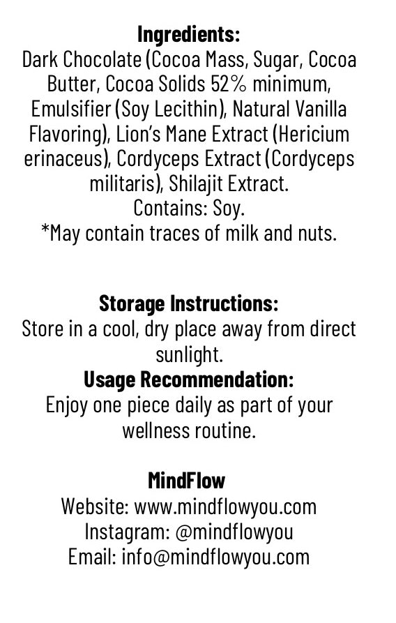 MindFlow Chocolate: Suplemento diario para estimular el cerebro