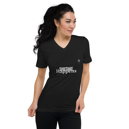 Camiseta de cuello en V MindFlow - Corte unisex